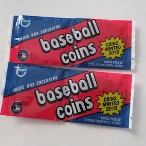 2/$20 Topps 2019 Baseball Coins - (x2)
